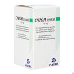 Packshot Creon 10000 Caps Maagsapresist Hard 100 X 150mg
