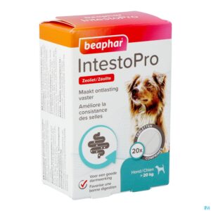 Packshot Beaphar Intesto Pro Hond M/l Tabl 20