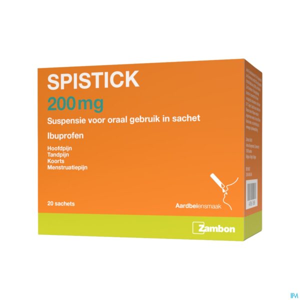 Packshot Spistick 200mg Susp Oraal Gebruik Zakje 20