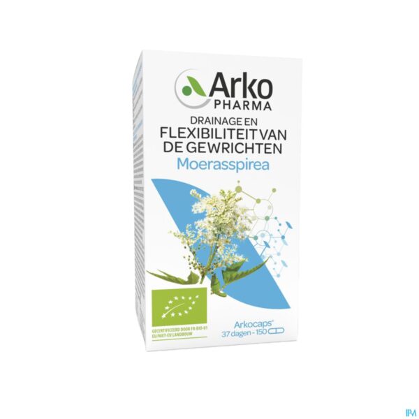 Packshot Arkocaps Moerasspirea Bio 150 Caps Fl 150