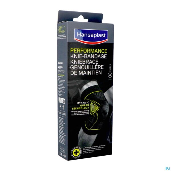 Packshot Hansaplast Sport Kniebrace Zwart