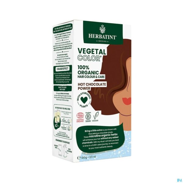 Packshot Herbatint Vegetal Color Eco Hot Chocol.power 100ml