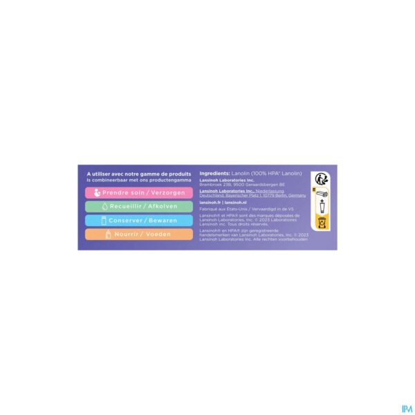 Packshot Lansinoh Lanoline Zalf Tube 40ml