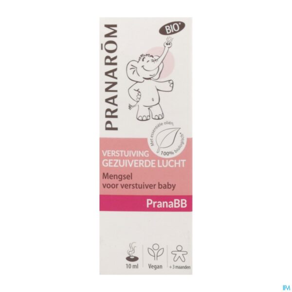 Packshot Pranarom Pranabb Gezuiverde Lucht Baby Verst. 10ml