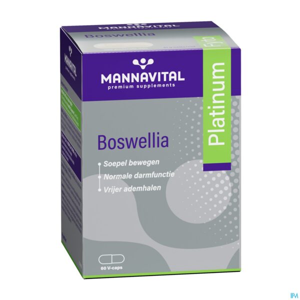 Packshot Mannavital Boswellia Platinum V-caps 60