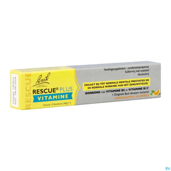 Packshot Bach Rescue Plus  10 stuks