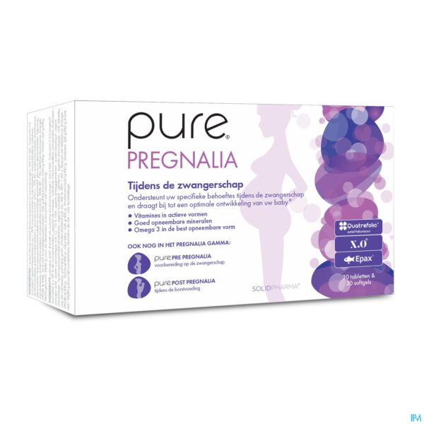 Packshot Pure Pregnalia Tabl 30+softcaps 30 Packshot Pure Pregnalia Tabl 30+softcaps 30