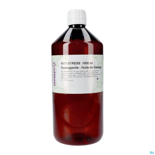 Packshot Sjankara Anti-stress Massageolie 1000ml
