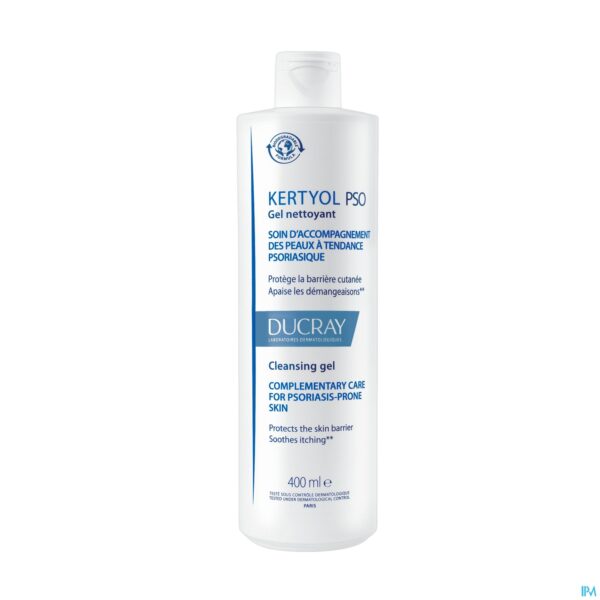 Packshot Ducray Kertyol Pso Reinigende Gel 400ml