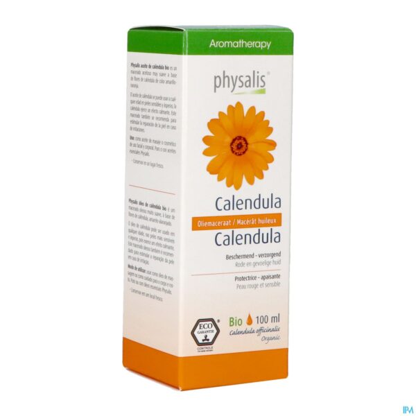 Packshot PHYSALIS CALENDULA PLANT OLIE 100 ML