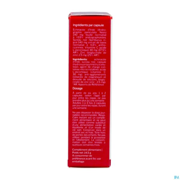 Packshot Respicalm Instant Nutrisan Caps 30