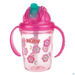 Productshot Nuby Flip-it Antilekbeker Uit Tritan 240ml 12m+