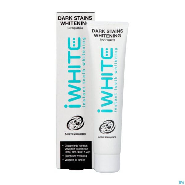 Productshot Iwhite Dark Stains Whitening Tandpasta Tube 75ml