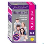 Packshot Mannavital Vitamine D3 Platinum Caps 90