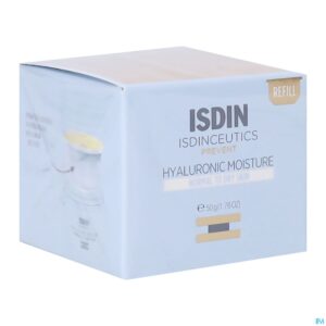 Packshot Isdinceutics Hyaluronic Vocht Norm/droog Navul.50g