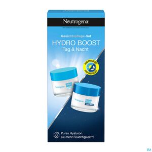 Packshot Neutrogena Hydro Boost Bundle Dag + Nacht 2x50ml