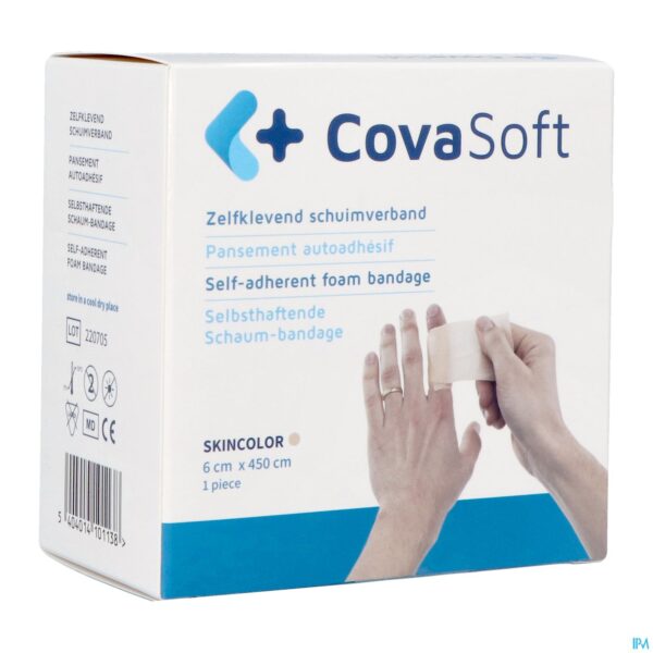 Packshot Covasoft Verband Huid 6cmx4,5m Covarmed