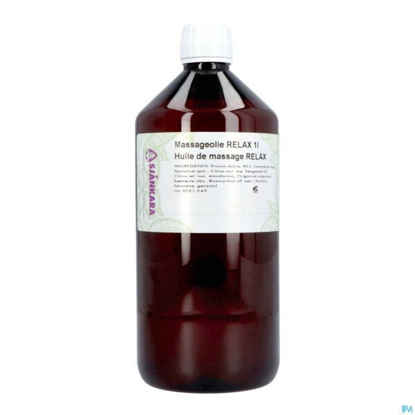 Packshot Sjankara Relax Massageolie 1000ml