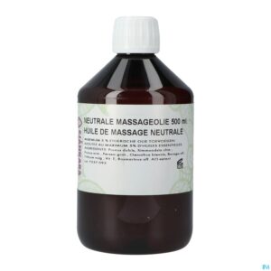 Packshot Sjankara Massageolie Neutraal 500ml