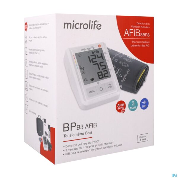 Packshot Microlife Bpb3 Afib Pc Bloeddrukmeter Arm Otc Sol