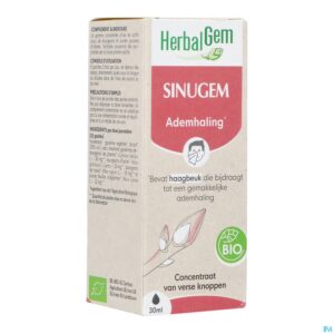 Packshot Herbalgem Sinugem Bio 30ml