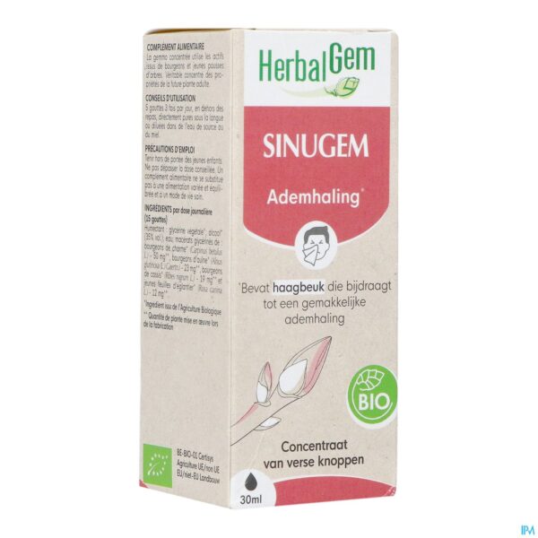 Packshot Herbalgem Sinugem Bio 30ml