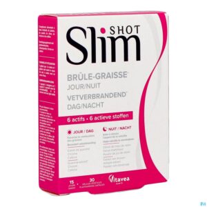 Packshot Vitavea Slimshot Vetverbrander Dag/nacht Tabl 30