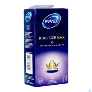 Packshot Manix King Size Max Condoms 12