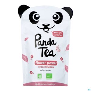 Packshot Panda Tea Flowerpower 28 Days 42g