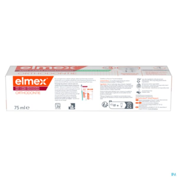 Packshot Elmex A/caries Professional Junior + Ortho 75ml Nf