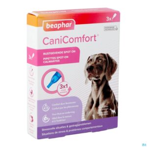 Packshot Beaphar Canicomfort Rustgevende Spot On 3x1ml