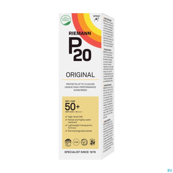 Packshot P20 Zonnespray Ip50+ 85ml