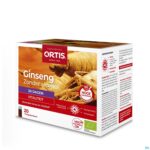 Packshot Ortis Ginseng Bio Z/alcohol 20x15ml