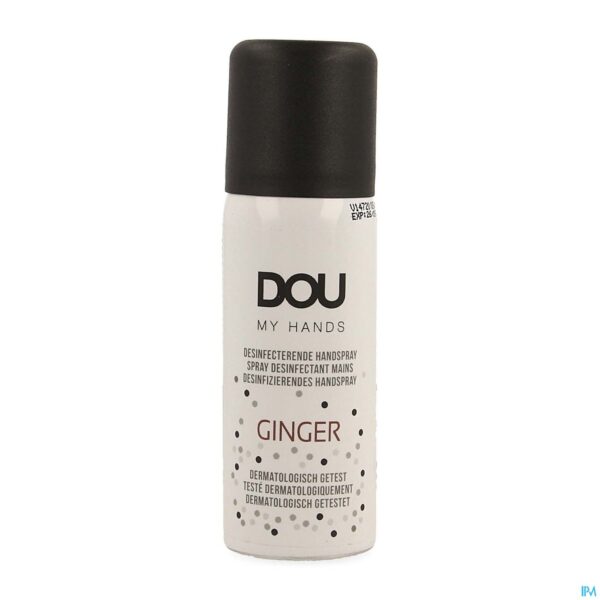 Packshot Dou My Hands Handspray Desinfecterend Ginger 45ml