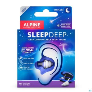 Packshot Alpine Sleepdeep Oordoppen 1p
