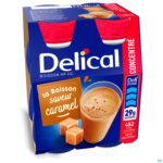 Packshot Delical Hp Hc Drank Geconc. Karamel 4x200ml