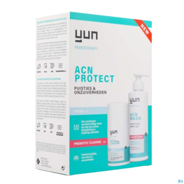 Packshot Yun Acn Protect Ther. Face Cr50ml+purif. Wash150ml