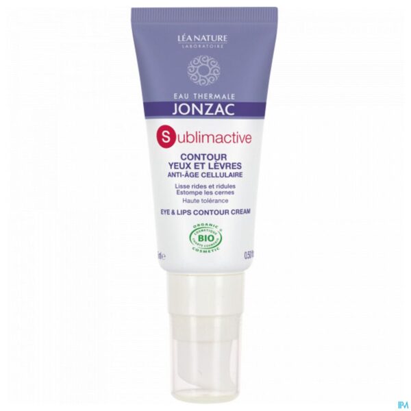 Productshot Jonzac Sublimactive Oog-lipcontour Pompfl 15ml