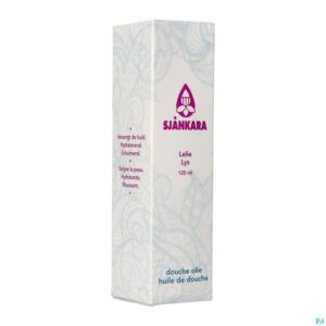 Packshot Sjankara Lelie Doucheolie 125ml