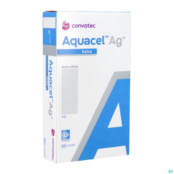 Packshot Aquacel Ag+ Extra 4 X 10cm 10 413581