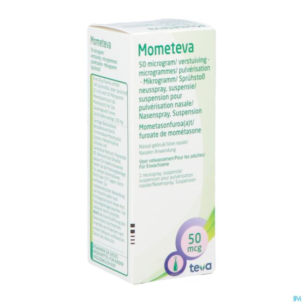 Packshot Mometeva Neusspray Susp 50mcg/verstuiv. Verst.140