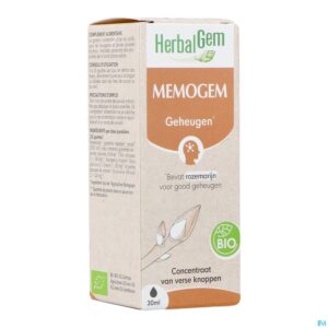 Packshot Herbalgem Memogem Bio 30ml