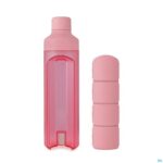 Productshot Yos Water Bottle & Pill Box Daily Perfect Pink