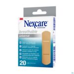 Packshot Nexcare 3m Breath.univ.19x72mm Strips 20 N0320ns-0