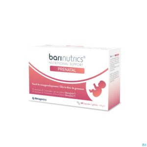 Packshot Barinutrics Prenatal Caps 60 Nf Metagenics