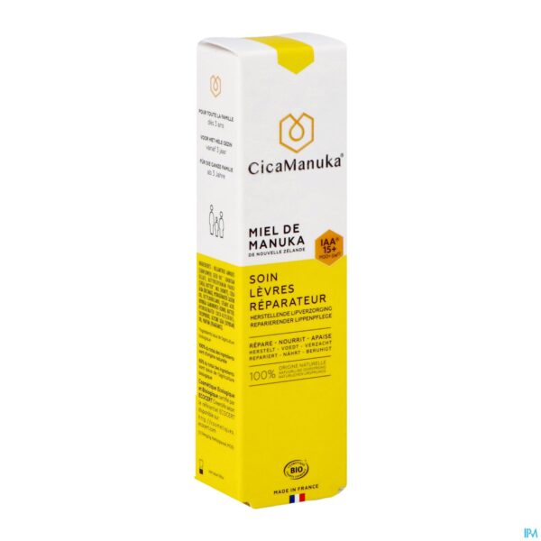 Packshot Cica Manuka Herstellende Lipverzorging 15ml Packshot Cica Manuka Herstellende Lipverzorging 15ml