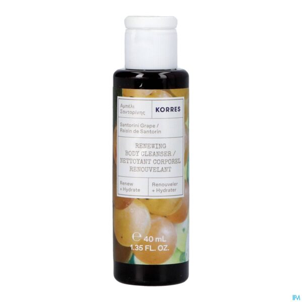 Packshot Korres Kb Santorini Grape Body Cleanser 40ml Packshot Korres Kb Santorini Grape Body Cleanser 40ml
