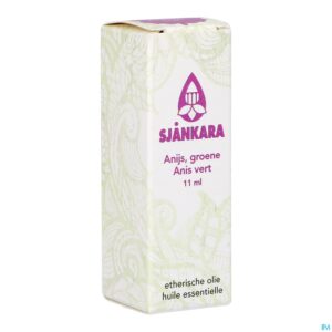 Packshot Sjankara Anijs, Groene Ess. Olie 11ml