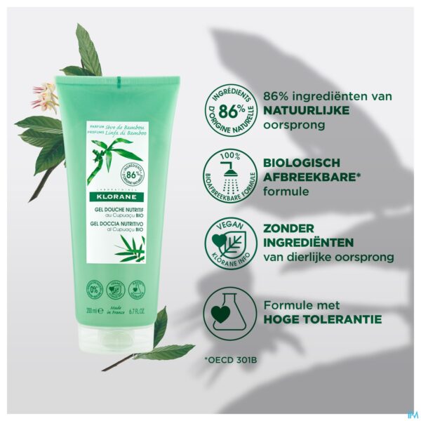 Lifestyle_image Klorane Lichaam Douchegel Seve Bamboe 200ml Nf