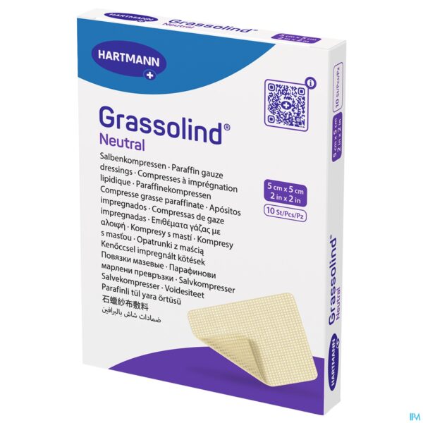 Packshot Hartmann Grassolind 5x5cm St. 10 P/s